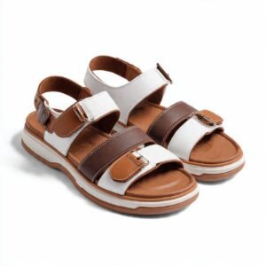 White Buckle Gladiator Sandals 38% off